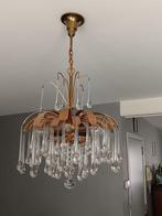2 Vintage 1970's hanglamp kroonluchters teardrop Murano, Huis en Inrichting, Lampen | Kroonluchters, Ophalen of Verzenden, Gebruikt
