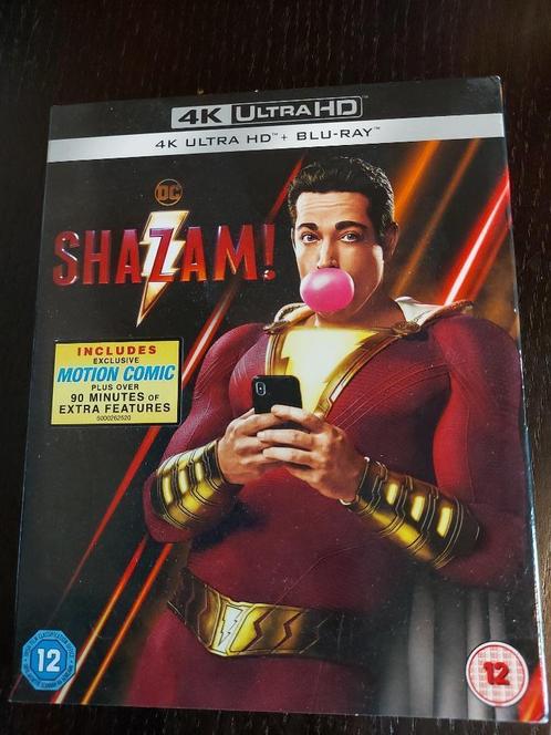 Shazam 4K ultraHD, Cd's en Dvd's, Blu-ray, Nieuw in verpakking, Actie, Ophalen of Verzenden