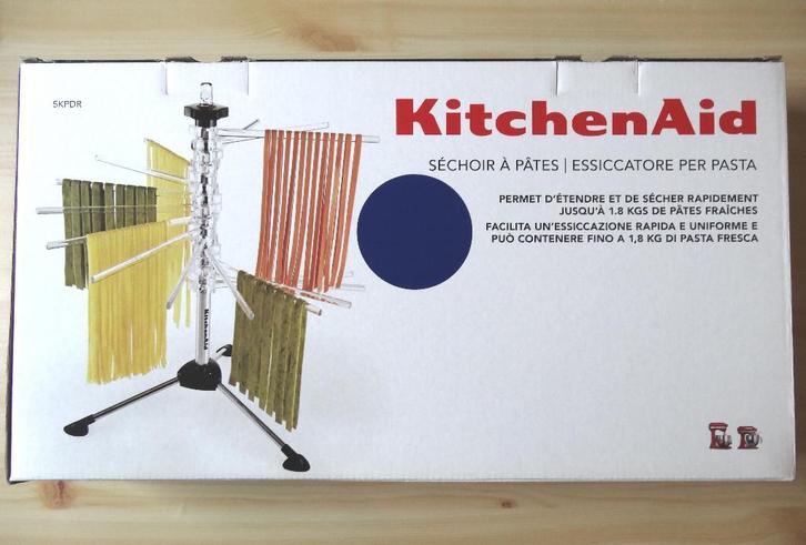 Séchoir à pâtes pliable bleu KitchenAid 5KPDR, Huis en Inrichting, Keuken | Keukenbenodigdheden, Nieuw, Ophalen