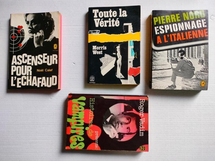 Franse Pockets - Calef - West - Pierre Nord - Vadim, Boeken, Romans, Gelezen, Ophalen of Verzenden