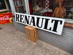 RENAULT emaille reclamebord XL, Verzamelen, Ophalen, Gebruikt, Reclamebord