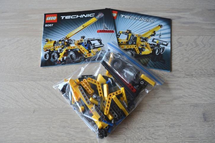 Lego Technic 8067 Kleine mobiele kraan (2012), Kinderen en Baby's, Speelgoed | Duplo en Lego, Zo goed als nieuw, Lego, Complete set