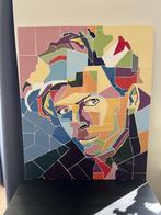 David Bowie - Wand kunstwerk (Mozaiek wandtegeltjes geknipt), Antiek en Kunst, Ophalen
