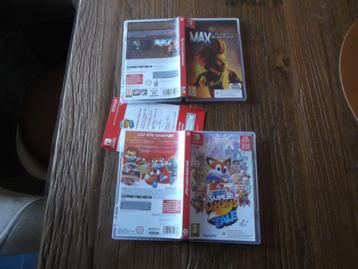 nintendo switch boitier boites vides  boite beschikbaar voor biedingen