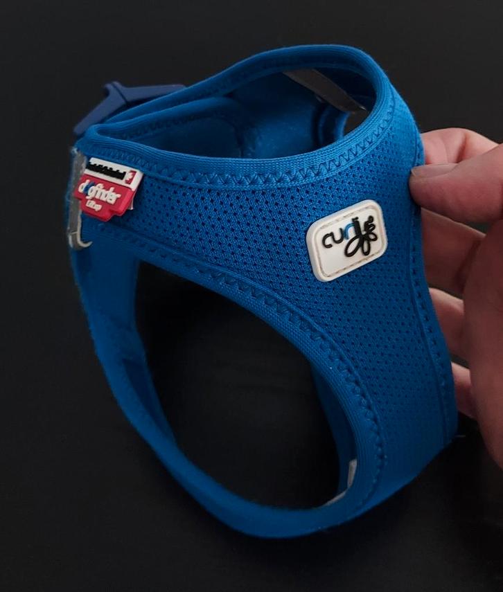 Curli hondentuig Clasp Vest Harness blauw maat XS, Dieren en Toebehoren, Hondenriemen, Zo goed als nieuw, Ophalen