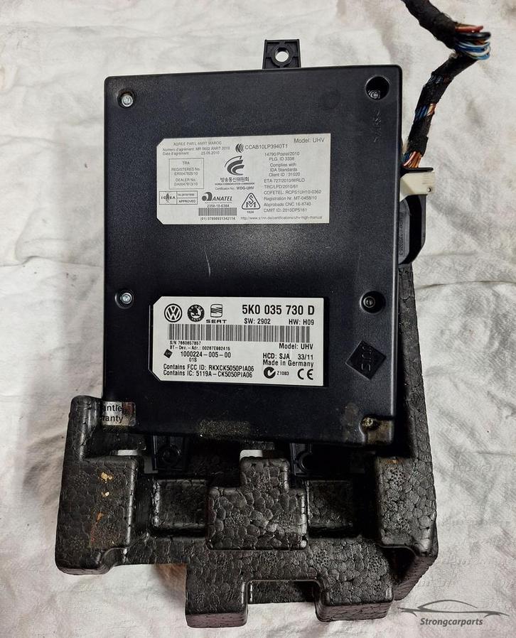 Bluetooth Module 5K0035730D VW Golf 6 VI inclusief schuim, Autos : Divers, Autoradios, Enlèvement ou Envoi