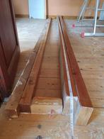 Lange houten balken - naaldhout, Doe-het-zelf en Bouw, Hout en Planken, Gebruikt, Balk, 300 cm of meer, Ophalen
