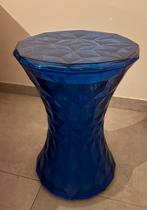 Leuk origineel bijzet tafeltje., Huis en Inrichting, Tafels | Bijzettafels, Ophalen of Verzenden, Gebruikt, Rond, Modern