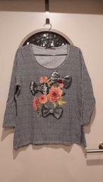 Betty Barclay shirt met vichy en strass, L, Kleding | Dames, Zwart, Maat 42/44 (L), Betty Barclay, Ophalen of Verzenden