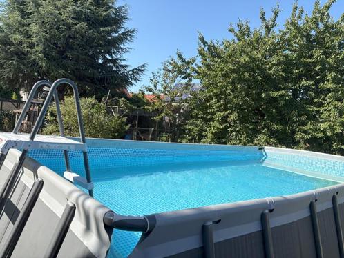 Zwembad intex 732 x 366 x 132 incl alle toebehoren, Tuin en Terras, Zwembaden, Zo goed als nieuw, Opzetzwembad, 120 cm of meer