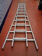 DUBBELE ALUMINIUM LADDER, Doe-het-zelf en Bouw, Ophalen, Gebruikt, Ladder, 4 meter of meer