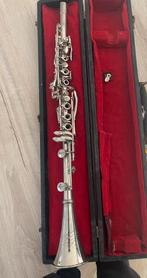 Klarinet metaal in uitstekende staat, Musique & Instruments, Instruments à vent | Clarinettes, Comme neuf, Avec valise, Enlèvement ou Envoi