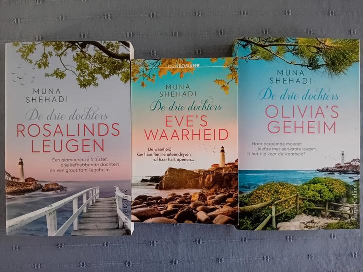 Muna Shehadi  - Trilogie De drie dochters, Boeken, Romans, Zo goed als nieuw, Ophalen of Verzenden