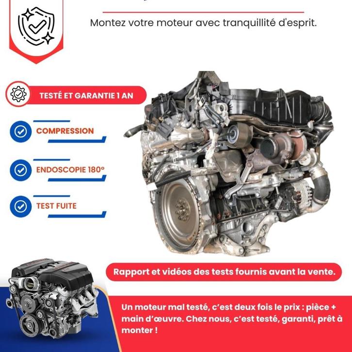 Complete motor Mercedes c220 c250 w205 glc220 glc250, Auto-onderdelen, Motor en Toebehoren, Mercedes-Benz, Nieuw, Ophalen of Verzenden