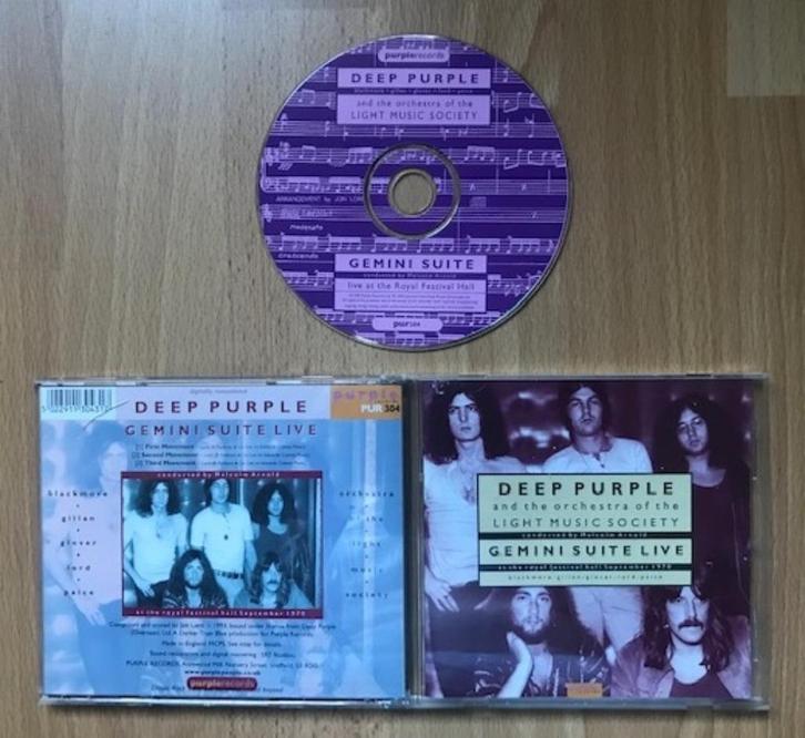 CD DEEP PURPLE GEMINI SUITE REMASTERED BLACKMORE LORD GILLAN, Cd's en Dvd's, Cd's | Hardrock en Metal, Zo goed als nieuw, Ophalen of Verzenden
