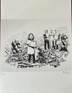 Prachtige Banksy 50/35 lim.ed. 60/60. Unframed., Antiek en Kunst, Kunst | Etsen en Gravures, Ophalen of Verzenden