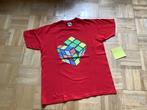 T-shirts Rubics Cube, Ophalen of Verzenden, Zo goed als nieuw, Maat 48/50 (M), Rood