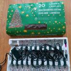 OUDE KERSTVERLICHTING MET PVCKAPJES EN GEKLEURDE LAMPJES, Ophalen of Verzenden