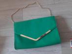 groene handtas, Handtassen en Accessoires, Tassen | Damestassen, Ophalen, Zo goed als nieuw, Handtas