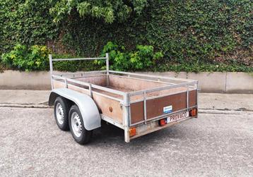 Dubbelasser 750kg keuringsvrij  beschikbaar voor biedingen