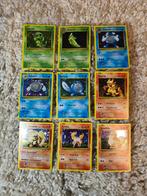 Lot 9 cartes pokemon 1 ère génération, Enlèvement ou Envoi, Comme neuf