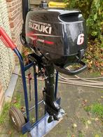 Buitenboordmotor Suzuki 6pk 4 takt kortstaart, Watersport en Boten, Buiten- en Binnenboordmotoren, Ophalen, 5 tot 10 pk, Viertaktmotor