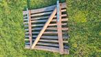 Houten poortje, Ophalen, Met poort, Gebruikt, Spijlenhekwerk
