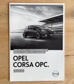 Opel Corsa OPC prijslijst BE-NL/FR december 2015 brochure, Enlèvement ou Envoi, Comme neuf, Opel