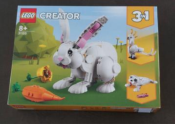 Ongeopend - Lego creator wit konijn / zeehond / vogel 31133