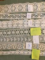 Lot de vieilles dentelles mécaniques et aux fuseaux, Enlèvement ou Envoi, Utilisé, Dentelle
