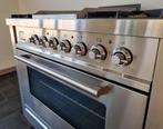 ☘️️️️Luxe Fornuis Boretti 90 cm rvs frytop 5 pits 1 oven, Elektronische apparatuur, Fornuizen, 60 cm of meer, 5 kookzones of meer