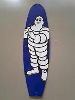 Vintage Michelin Bibendum - Groot Reclamepaneel metaal rug, Ophalen, Gebruikt, Reclamebord