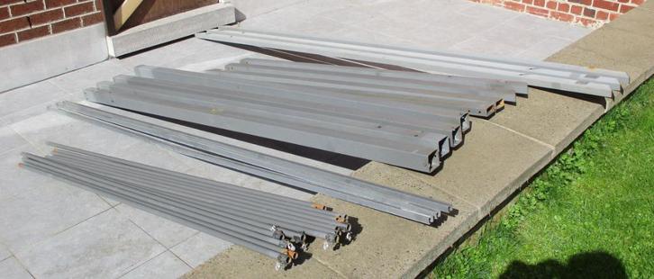 lot profilé longeron métal tube auvent, Bricolage & Construction, Métaux, Utilisé, Fer, Enlèvement