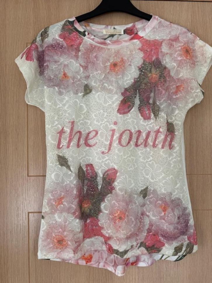 Blouse Terra di Siena taille TU/M (nr5899), Vêtements | Femmes, Blouses & Tuniques, Comme neuf, Taille 38/40 (M), Beige, Enlèvement ou Envoi