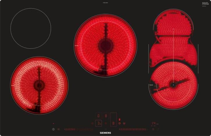 Kookplaat Siemens Nieuw ET801LMP1D, Elektronische apparatuur, Kookplaten, Nieuw, Inbouw, Elektrisch, 5 kookzones of meer, Ophalen