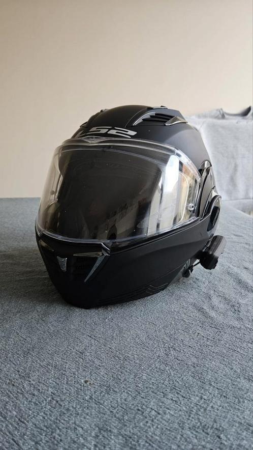 LS2 Valiant ii, Motoren, Kleding | Motorhelmen, Dames, Heren, Systeemhelm, XS, Overige merken, Tweedehands, Ophalen