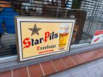 Star Pils oud reclamebord, Ophalen of Verzenden, Gebruikt, Reclamebord, Plaat of Schild, Overige merken