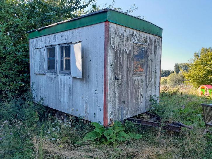 Robuste roulotte de chantier/tiny house, Bricolage & Construction, Abris de chantier & Baraques de chantier, Utilisé, Enlèvement