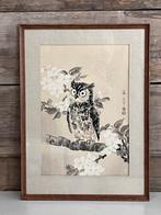 Chinese tekening Uil, Antiek en Kunst, Ophalen of Verzenden