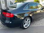 Audi a4 2.0tdi s-line 150pk/ navi/ led/ pdc/ leder/ euro5b, A4, Zwart, Leder, Bedrijf