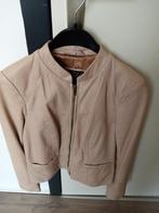 Leren jas maat 38/40, Kleding | Dames, Jasjes, Kostuums en Pakken, Ophalen of Verzenden, Zo goed als nieuw, Beige