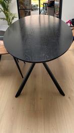 Zwarte ovalen eettafel, Ophalen, Zo goed als nieuw, Ovaal