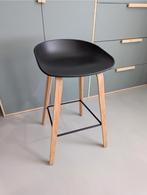 Tabouret de bar Hay aas32 75 cm assise noire, 1 tabouret, Enlèvement ou Envoi, Comme neuf, 60 à 90 cm