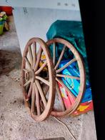 Roues de chariot de ferme, Antiquités & Art, Enlèvement