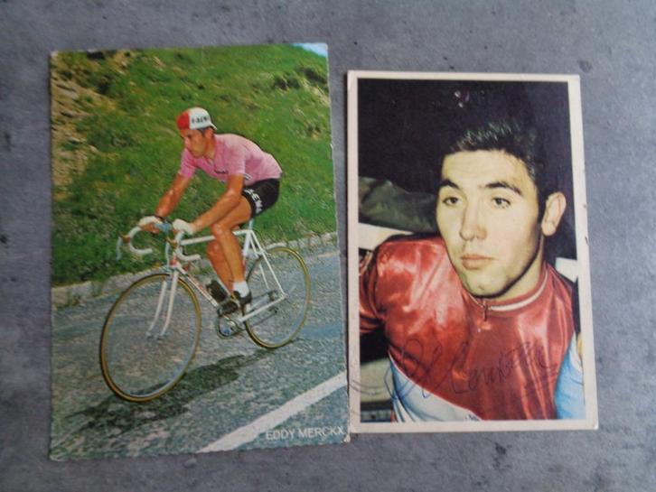 MERCKX EDDY wielrenner   3 ZELDZAME POSTKAARTEN, Hobby en Vrije tijd, Stickers en Plaatjes, Ophalen of Verzenden