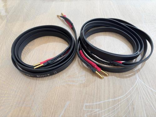 HP Tellurium Qblack II 2x2m kabels, Audio, Tv en Foto, Audiokabels en Televisiekabels, Zo goed als nieuw, Luidsprekerkabel, 2 tot 5 meter
