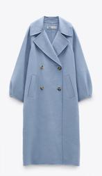 Blauwe jas maat m, Kleding | Dames, Jassen | Winter, Blauw, Zara, Nieuw, Ophalen