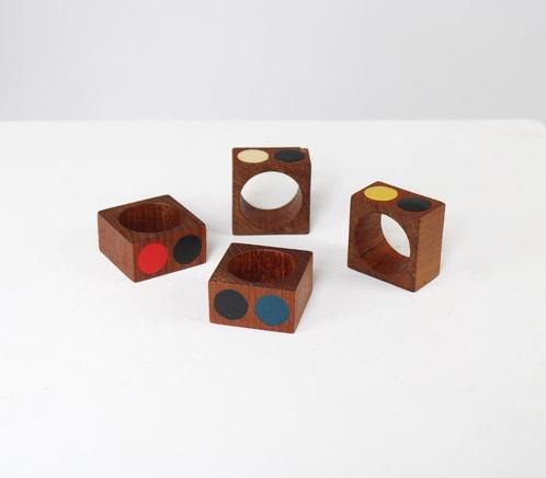 servetringen in teak, Laurids Lønborg, Antiek en Kunst, Antiek | Servies los, Ophalen of Verzenden