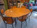 Table et 7 chaises  années 60, Ophalen