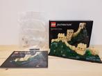 Lego Architecture 21041 Great Wall of China, Ophalen of Verzenden, Zo goed als nieuw, Complete set, Lego